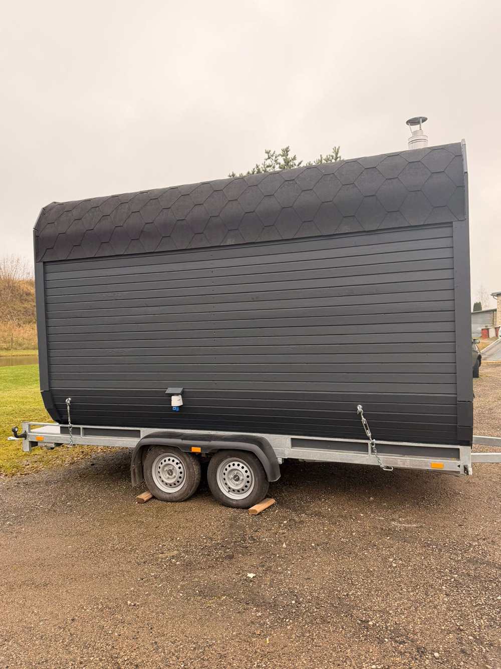 Sauna on trailer with anteroom, 4m - Image 4