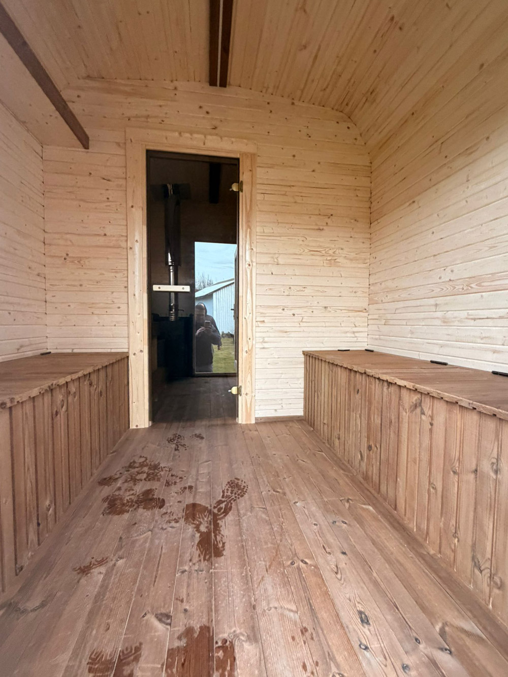 Sauna on trailer with anteroom, 4m - Image 6