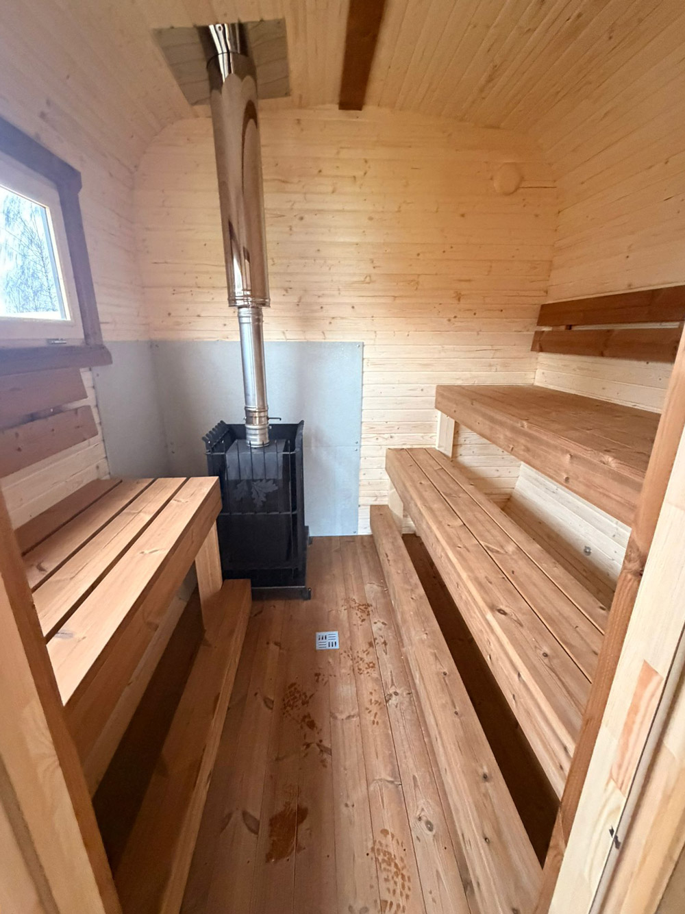 Sauna on trailer with anteroom, 4m - Image 10