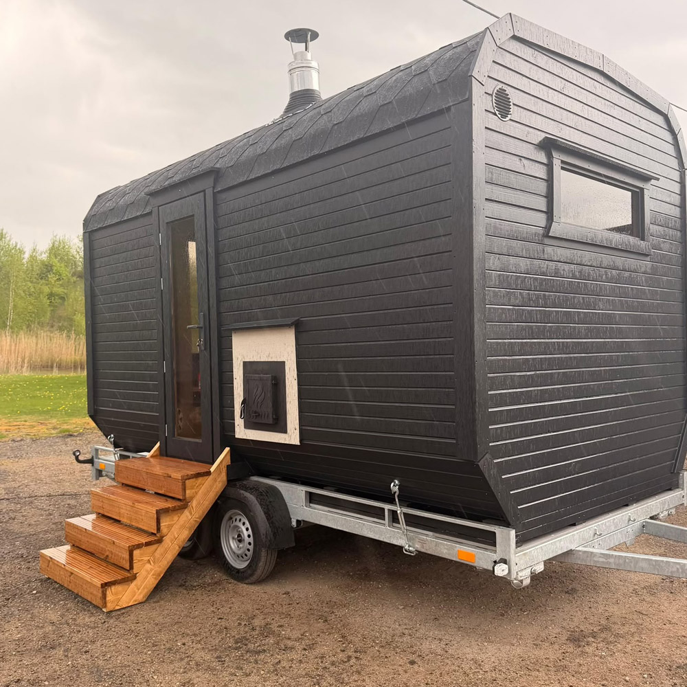 Sauna on trailer with anteroom, 4m - Image 14