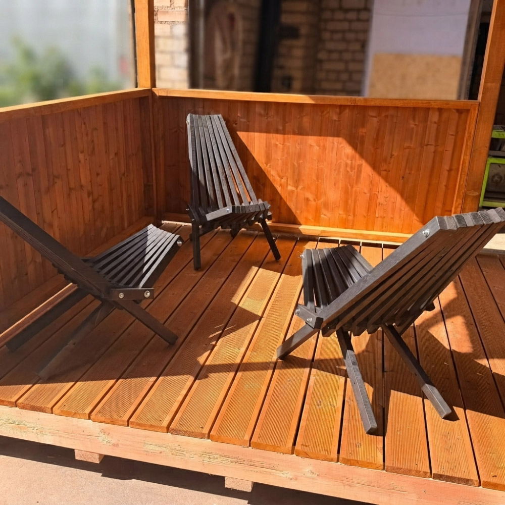 wooden outdoor lounge chair, lwdcnc.com